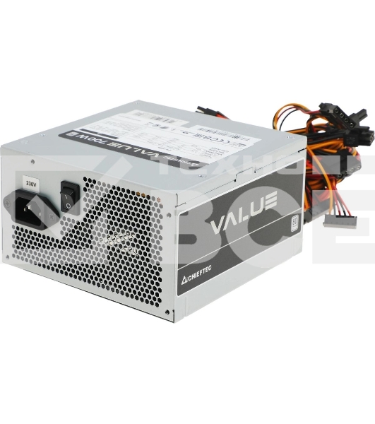 Блок питания Chieftec APB-700B8, 700Вт, 80 PLUS, 120мм, серебристый