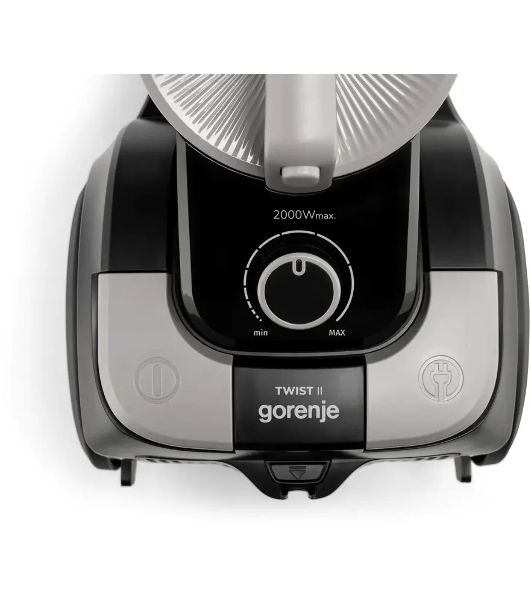 Пылесос Gorenje VC2001TABKG черный, 220/2200 Вт, уборка сухая, пылесборник контейнер 3,3 л
