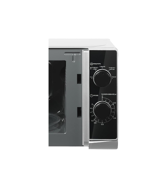 Микроволновая печь home HMM207ES черный/серебристый, 20 л, 700 Вт, переключатели - поворотный механизм