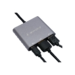 Док-станция Gembird UHB-D2, USB Type-C, USB Type-C PD100W, HDMI, USB Type-C, фото2