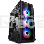 Компьютерный корпус Deepcool Matrexx 50 ADD-RGB 3F черный (DP-ATX-MATREXX50-AR-3F-US), фото 1