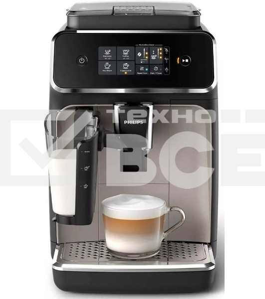 Кофемашина автоматическая Philips EP2235/40 черный, исп. кофе - зерновой, 1.8 л, 1500 Вт, 15 Бар.