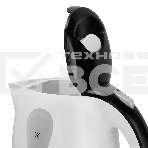 Чайник электрический Maxwell MW-1079 W, 2200Вт, 1.7л, белый/черный, фото3