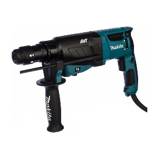 Перфоратор Makita HR2631FT SDS+ HR2631FT 800Вт,3реж,2.7Дж,0-4600у\м,3.1кг,чем,подсветка,б\съемный патрон,АВТ