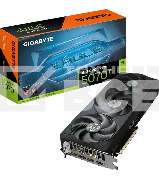 Видеокарта Gigabyte GV-N507TEAGLE OC-16GD 1.0 NV RTX5070TI 16Gb 256bit GDDR7 2542/28000/HDM