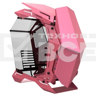Корпус без блока питания JONSBO MOD-3, Full-Tower, TG, no fans, 2xUSB-A 3.0, EATX, ATX, mATX, mITX Pink
