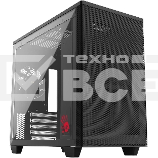 Корпус Bloody BD-CC117F черный без БП mATX 5x120mm 1xUSB2.0 1xUSB3.0 audio bott PSU