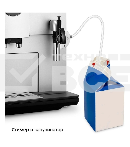 Кофемашина Kitfort КТ-7318 1400Вт серебристый/черный