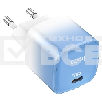 Сетевое зарядное устройство HOCO (6931474769374) C101A 1Type-C PD 20W быстрая зарядка, Blue ice, фото7