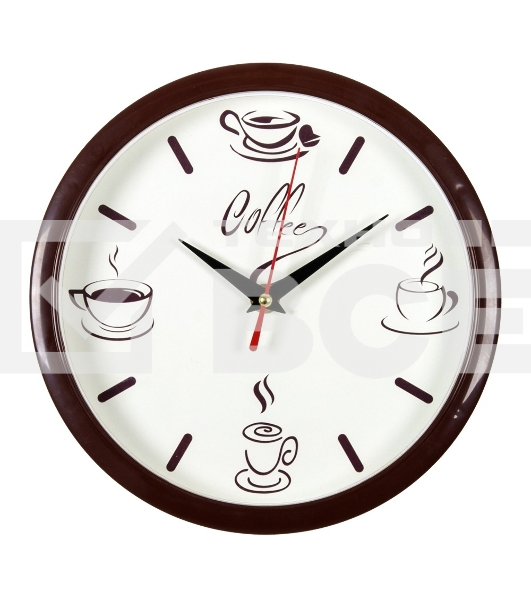 Настенные часы РУБИН 2222-275 Coffee, коричневый