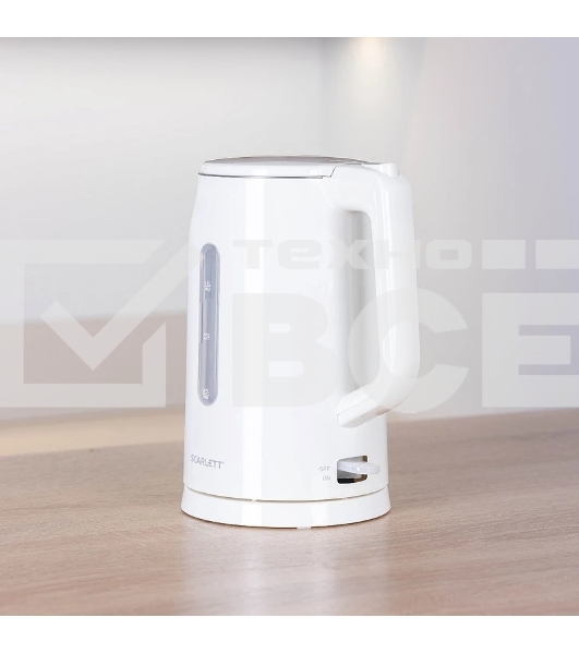 Чайник электрический Scarlett SC-EK21S31 белый