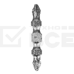 Набор бит Denzel двухстор., PH2-PH2х45 мм, сталь S2, 10 шт., фото5