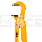 Трубный рычажный ключ №1 с прямыми губками Deli DL105140 315мм, раскрытие губок 0-40мм, сталь Cr-V, фото5