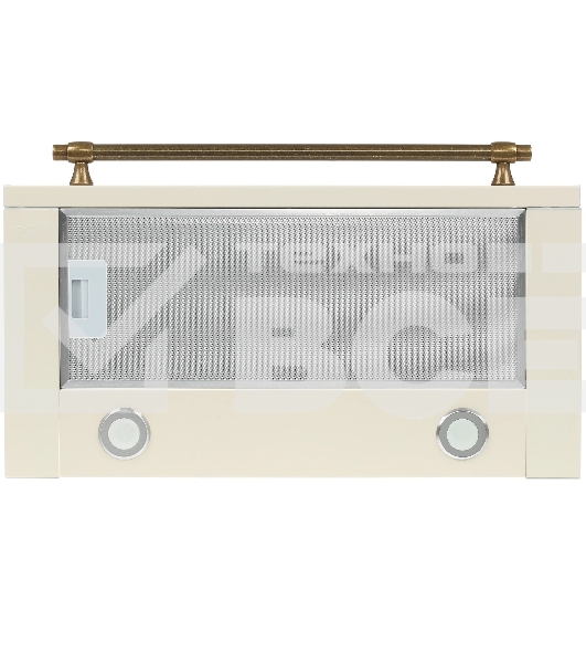 Встраиваемая вытяжка Korting KHP 6617 RB слоновая кость/бронза