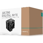 Устройство охлаждения(кулер) Deepcool AK700 Digital NYX Soc-AM5/AM4/1200/1700/1851 черный 4-pin 21-36dB Al+Cu LCD 280W 1252gr Ret (R-AK700-BKNNMN-GJD-1), фото2