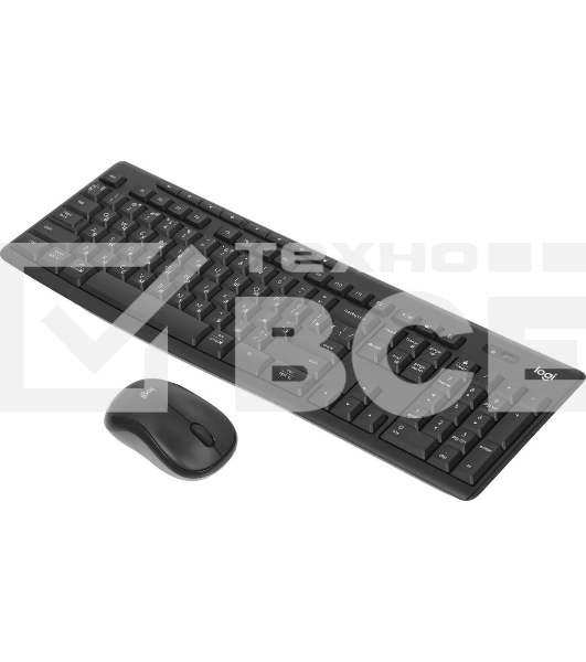 Комплект клавиатура+мышь Logitech MK370 беспроводной, USB, чёрный