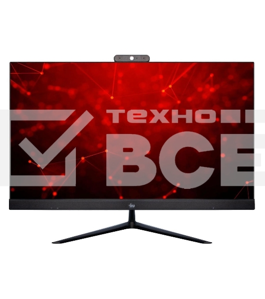 Моноблок IRU Агат 313 23.8' Full HD i3 10100 (3.6) 8Gb SSD512Gb UHDG 630 Free DOS GbitEth WiFi BT 120W клавиатура мышь Cam черный 1920x1080 (RUS)