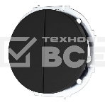 Выключатель проходной 2-кл. СП OSEN 10А IP20 механизм черный бархат LEZARD 743-4288-106, фото2