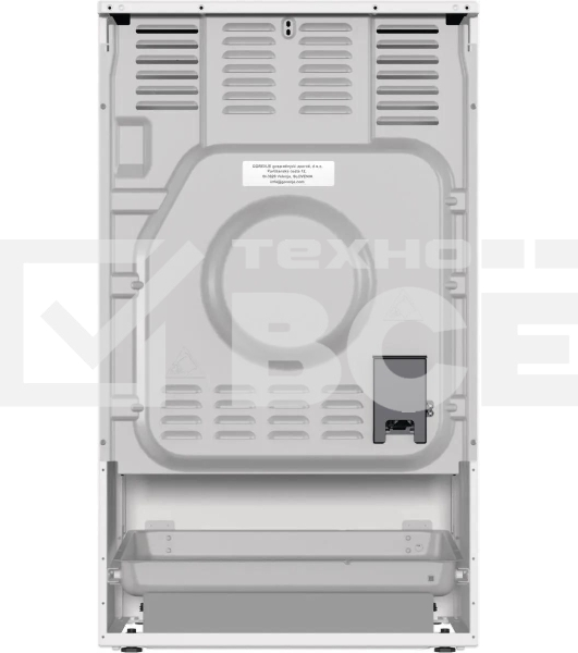 Плита электрическая Gorenje GEC5C42WG белый, конфорок 4 электрических, духовка 70 л, 50 см x 85 см x 59.4 см (без крышки)
