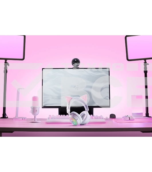 Гарнитура Razer Kraken Kitty V3 Pro белый, беспроводная, bluetooth, до 70 ч, подсветка