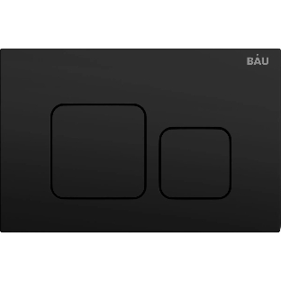 Кнопка смыва BAU Soul для инсталляции, черная матовая