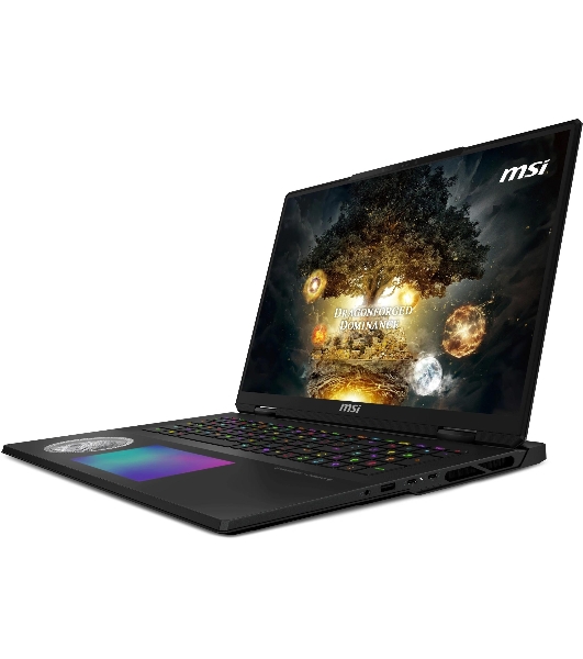 Ноутбук MSI Titan Dragon Edition 18 HX A2WJ-1251RU/18'/IPS/Core Ultra 9 290HX Plus/96Gb/4Tb SSD/NVIDIA GeForce RTX 5090 24Gb/Windows 11 Home/черный/3.6kg