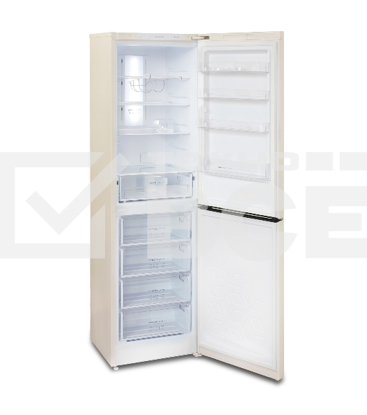 Холодильник Бирюса B-G980NF бежевый двухкамерный 240/130 л морозилка снизу, No Frost