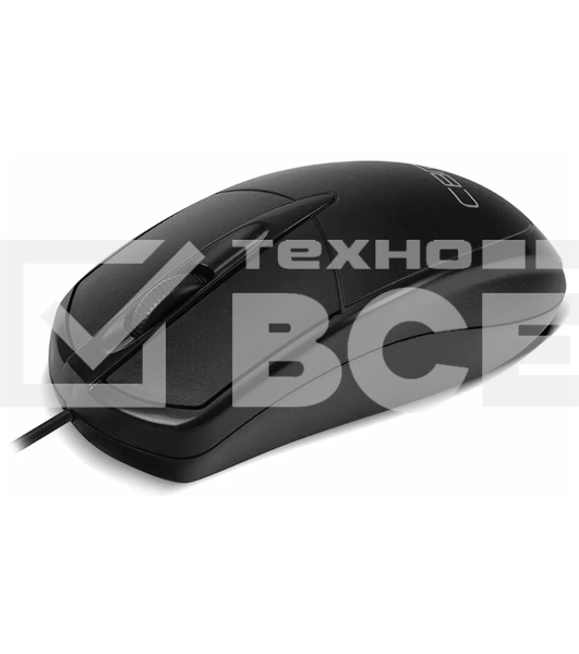 Мышь проводная CBR CM 121 черный, 1000 dpi, USB, кнопки - 3