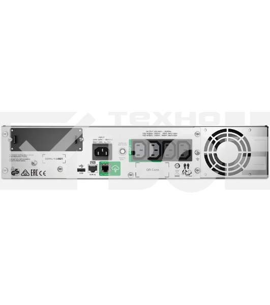 Источник бесперебойного питания APC Smart-UPS SMT1000RMI2UC 700Вт 1000ВА черный