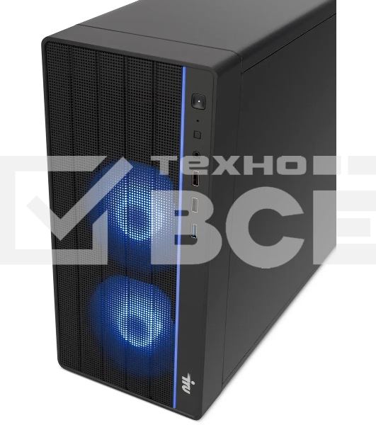 ПК IRU Game 510H6SEA MT i5 12400F (2.5) 16Gb SSD512Gb RTX3050 6Gb Free DOS GbitEth 500W черный (2023150)