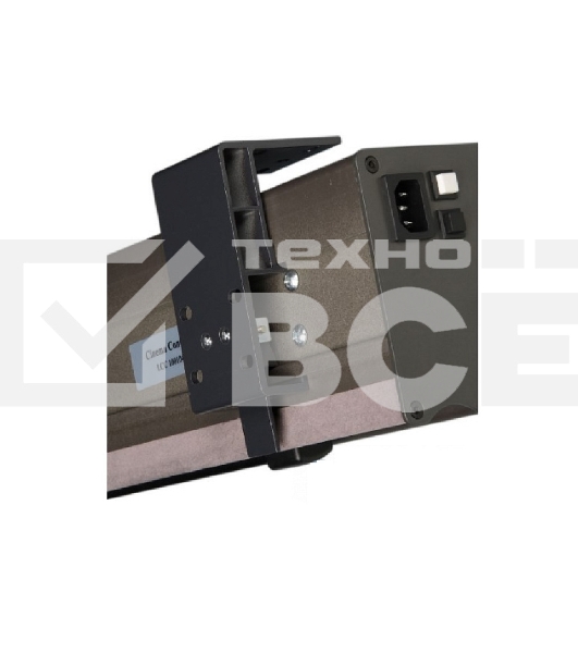 Экран с электроприводом Lumien Cinema Control 241x400 см (раб.область 220х390 см) Matte White черн. кайма по периметру, серый корпус, 16:9