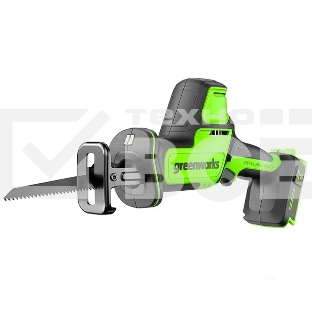 Пила сабельная аккумуляторная GreenWorks GPT-CRS-25, 24V, бесщеточная, без АКБ и ЗУ  (1200507)
