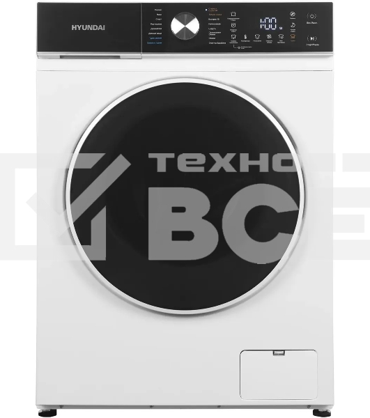 Стиральная машина Hyundai WFD8216 белый, загрузка фронтальная 8/5 кг (с сушкой), 1200 об/мин, класс: A+++