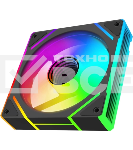 Вентилятор для корпуса Bloody BD-CF120ARGB2 ARGB черный, 120 мм, 1600 об/мин, 26 дБ, 4 pin