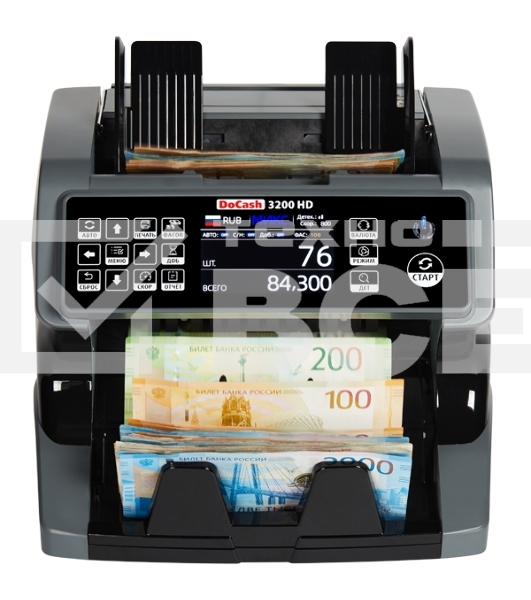 Счетчик банкнот DoCash 3200 HD автоматический мультивалюта