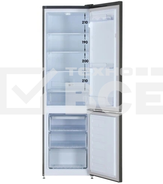 Холодильник Beko B1RCSK312G серый двухкамерный 213/87л морозилка снизу