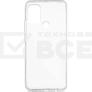 Чехол (клип-кейс) Brosco для Motorola Moto G20 прозрачный