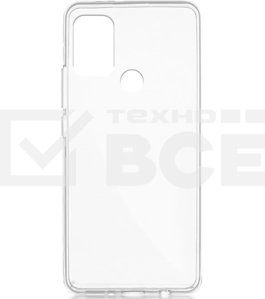 Чехол (клип-кейс) Brosco для Motorola Moto G20 прозрачный