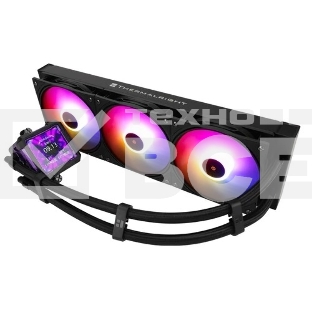 Водяное охлаждение для процессора Thermalright Frozen Warframe Pro 360 Black ARGB (360mm, Black, ARGB/ Fans: 3x120mm, 70.84CFM, 29.8dBA, 2000RPM/ Pump height 60mm, 23dBA, 3000RPM, Rad thickness 27mm/ S: 1200, 1700, 1851, 2011, 2066, 115X, AM4, AM5)