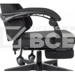 Кресло игровое Zombie 3 черный Neo Black крестов. пластик, подст. для ног, фото4