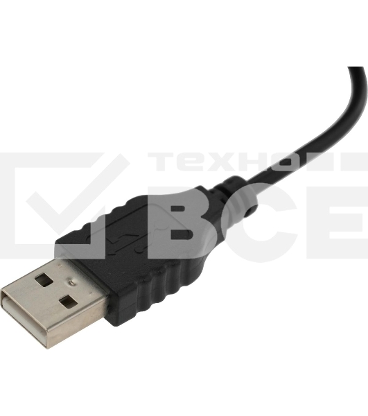 Мышь проводная Logitech B100 черный, 1000 dpi, USB, кнопки - 3