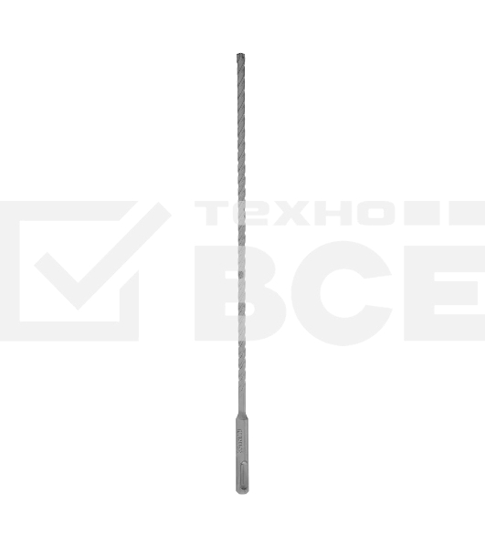 Бур по бетону Denzel цельная крестовая пластина, 6x315 мм, SDS PLUS