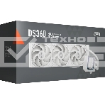 Система охлаждения PCCooler DS360 WH (310W, 360мм, LED temp., белый, ARGb Pump/Fans: 3x120мм, 86.73CFM, 28dBA, 2200RPM/Pump height 67мм, 28dBA, 3200RPM, Rad thickness 27мм/S: 1851, 1700, 1200, 20XX, 115X, AM5, AM4), фото2