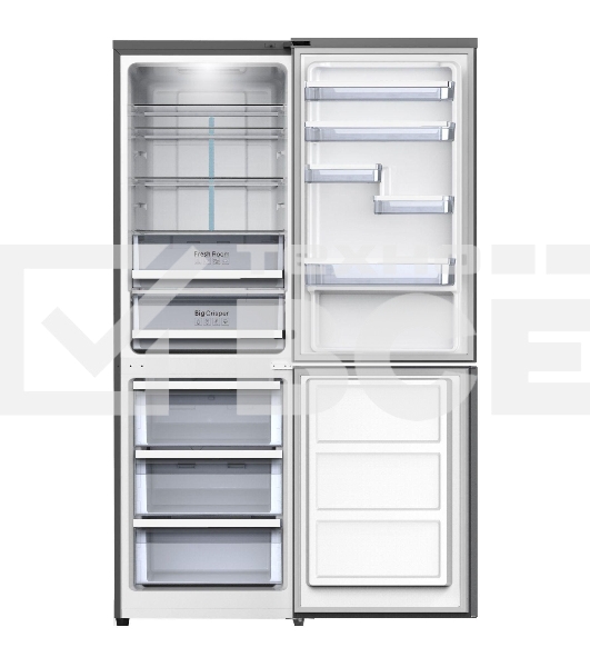 Холодильник DeLonghi DCS 19NFI IS DAMIANO серый двухкамерный 230/100л морозилка снизу, No Frost