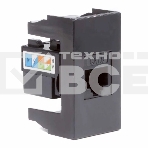 Розетка DKC RJ-45 кат. 6, Viva,1 мод., черный, фото 1