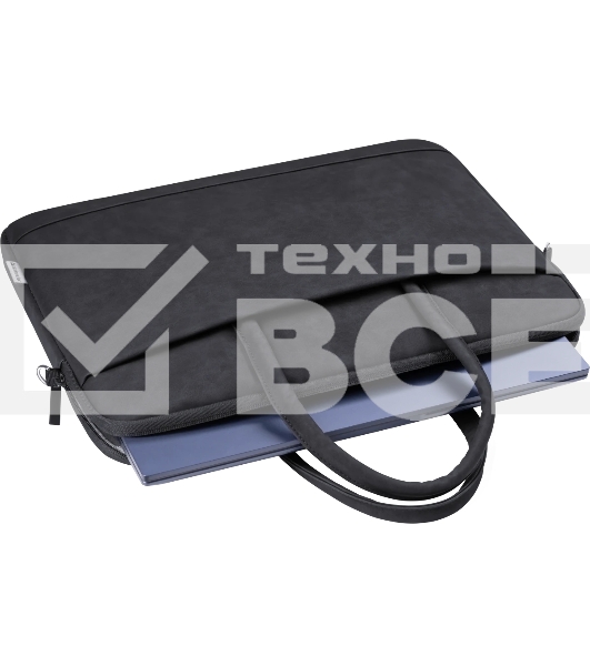 Сумка для ноутбука Defender c карманом Trendy 15-16' PU кожа черный