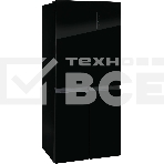 Холодильник Nordfrost RFQ 450 NFGb черное стекло многокамерный 270/135л морозилка сбоку, No Frost, Side by Side, фото7