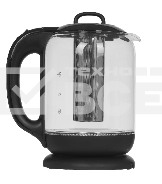 Чайник электрический BQ KT1701G черный, 2200 Вт, 1.7 л