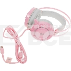 Гарнитура проводная с микрофоном A4 Bloody G521 розовый 2.3м мониторные USB оголовье (G521 (PINK)), фото7