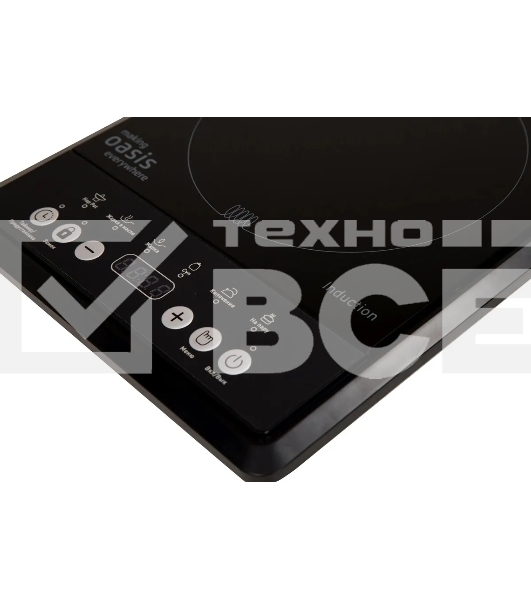 Плита настольная индукционная Oasis PI-B12SK черный закаленное стекло (РI-B12SK)